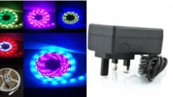 5M Flag Pole Pre-Set Digital Led Dream Lights Strip -Camping Discounter pole light mains