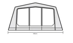 Outdoor Revolution O-zone Safari Front Porch Extension -Camping Discounter safari extension floorplans 3