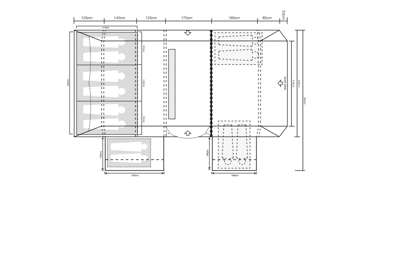 Outdoor Revolution Ozone 8.0 Safari Lodge Air Tent Package 12 Outdoor Revolution Ozone 8.0 Safari Lodge Air Tent Package - Image 12