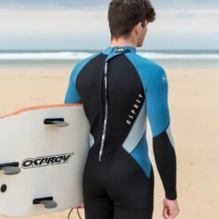 Osprey Zero 3mm Mens Full Length Wetsuit 17 Osprey Zero 3mm Mens Full Length Wetsuit -Camping Discounter ws1043 1052 osprey zero mens wetsuit blue lifestyle 47 12